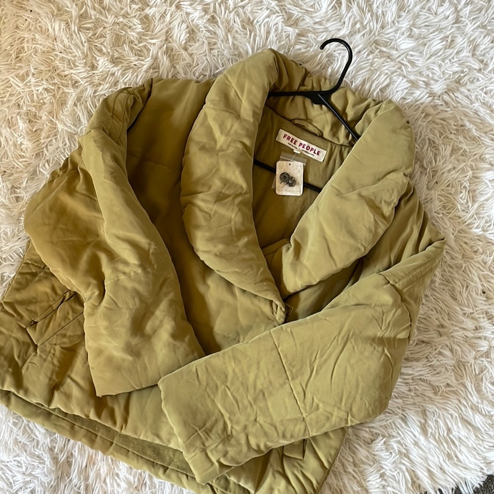 Free People Dolman Quilted Coat